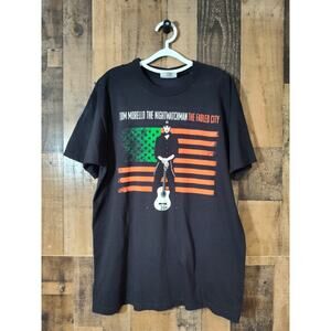 🔥 Tom Morello Nightwatchman Shirt Men’s XL USA Made 2008 Rare Black 🔥